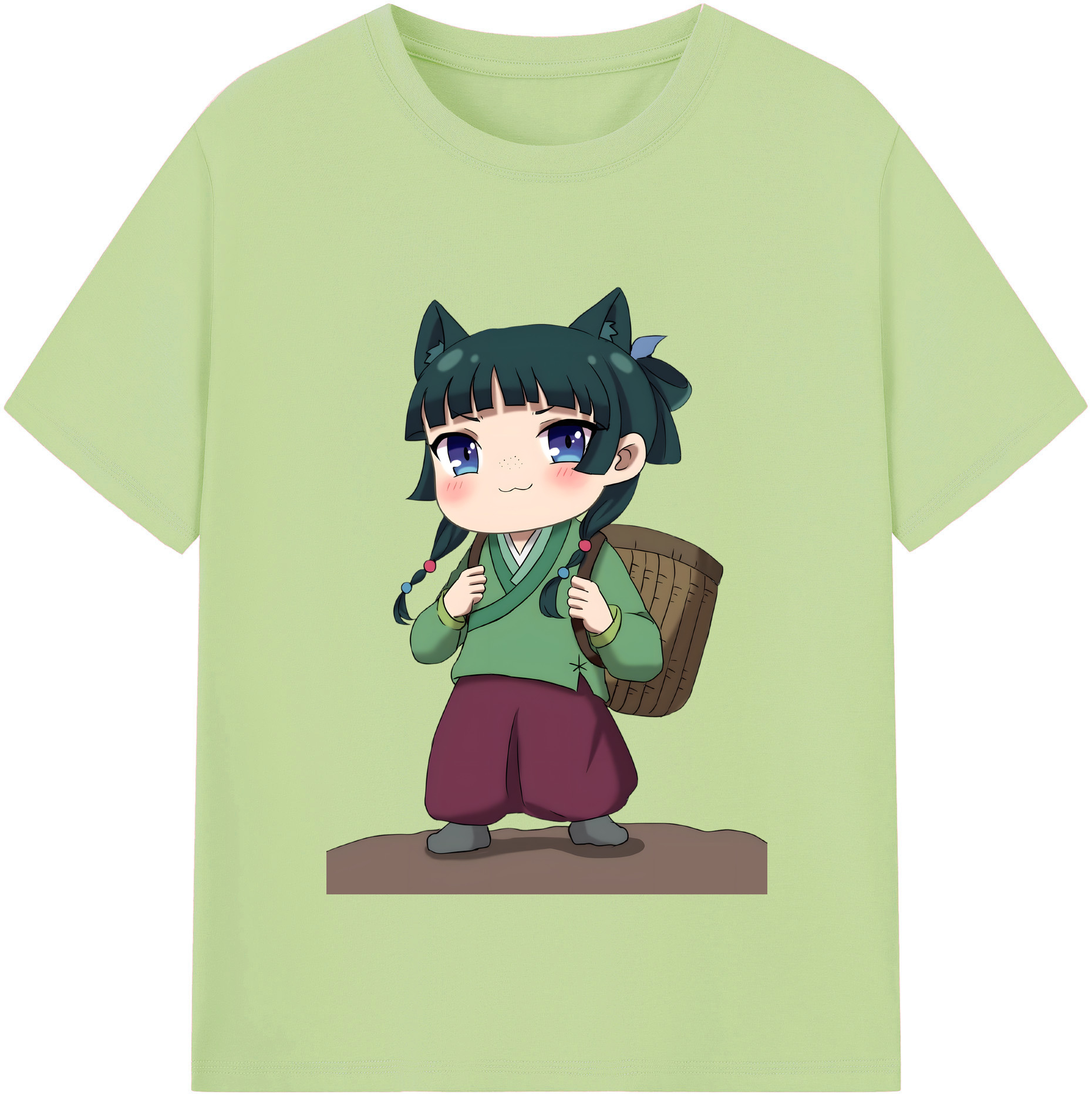 （画像用） 薬屋のひとりごと The Apothecary Diaries 綿100％半袖Tシャツ（フロントプリント）